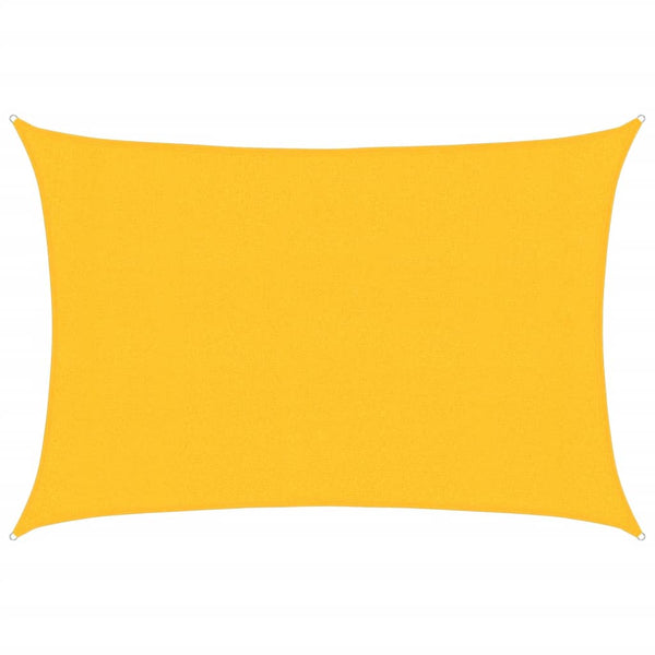 Sonnensegel 160 g/m² Gelb 3x4 m HDPE
