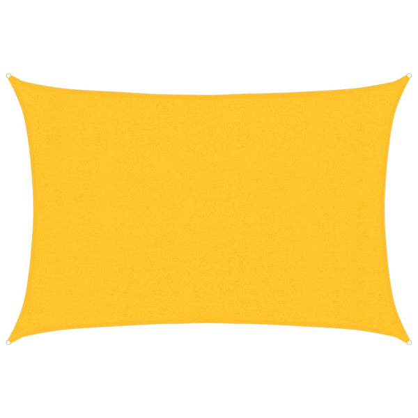 Sonnensegel 160 g/m² Gelb 3x4,5 m HDPE