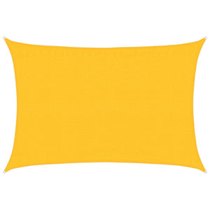 Sonnensegel 160 g/m² Rechteckig Gelb 3,5x5 m HDPE