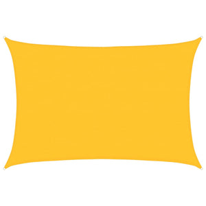 vidaXL Voile d'ombrage rectangulaire 160 g/m² Jaune 4x5 m HDPE