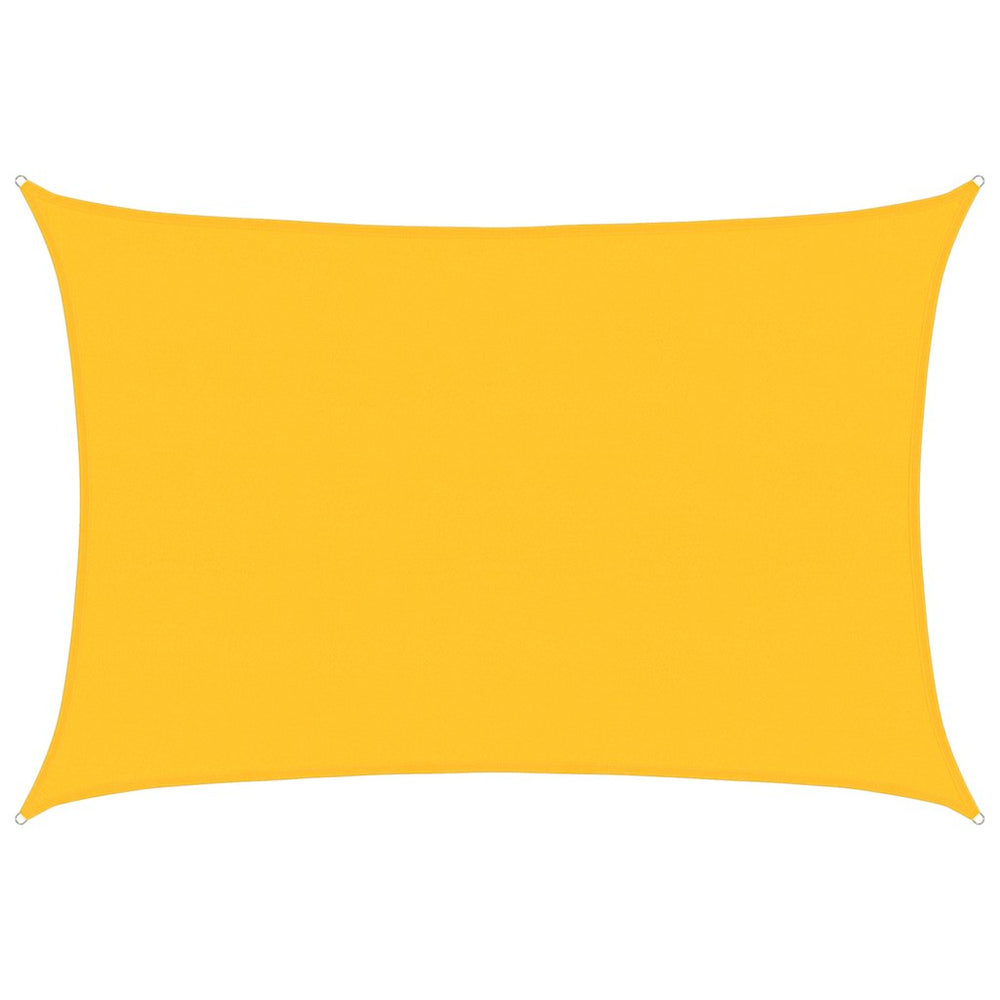 vidaXL Voile d'ombrage 160 g/m² Rectangulaire Jaune 5x7 m HDPE
