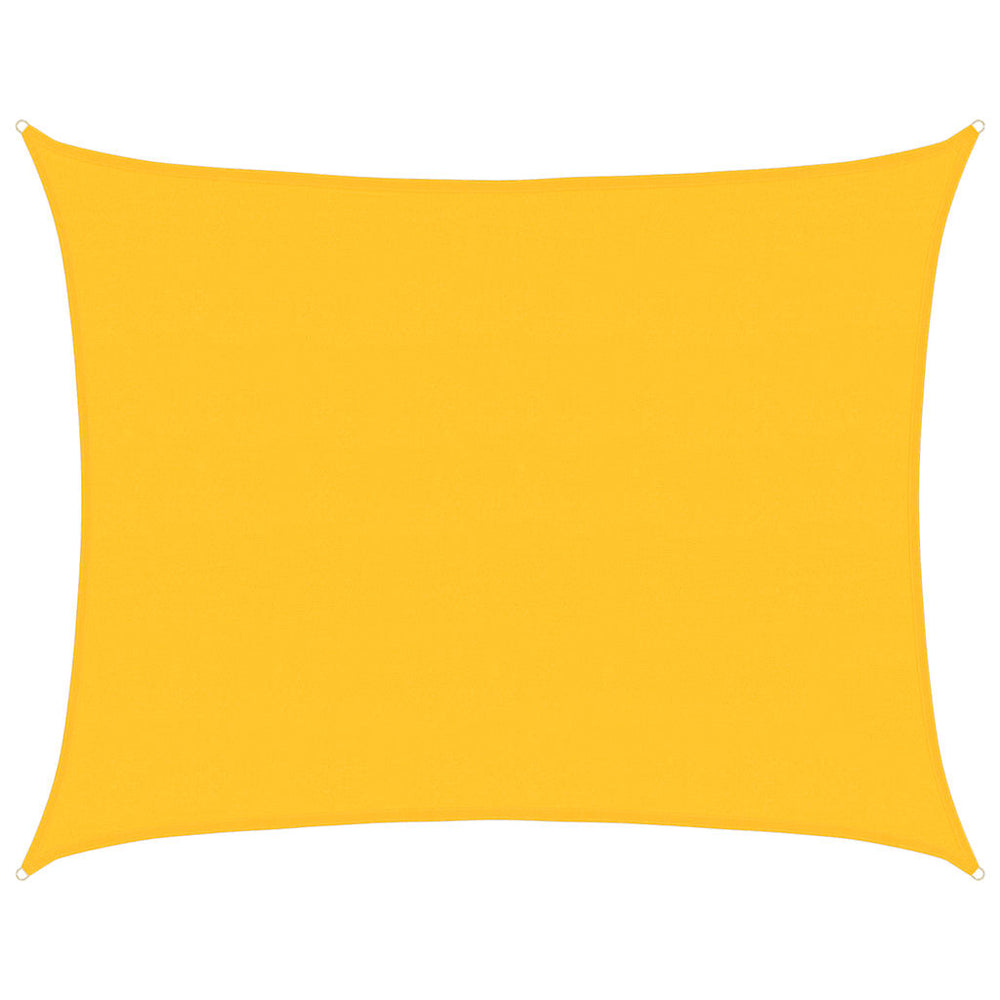 vidaXL Voile d'ombrage 160 g/m² Rectangulaire Jaune 6x7 m HDPE