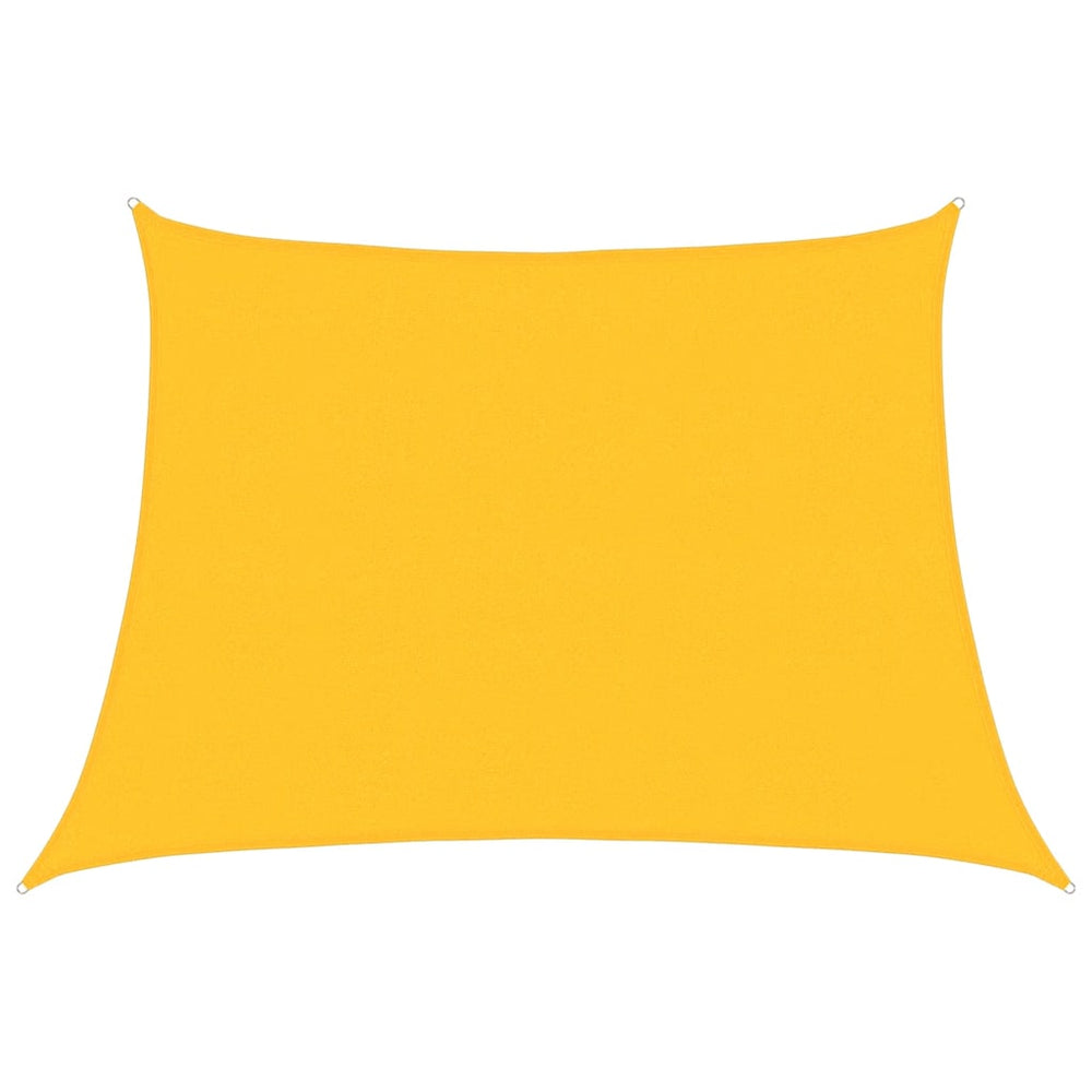 vidaXL Voile d'ombrage 160 g/m² Forme trapézoïdale Jaune 4/5x3 m HDPE