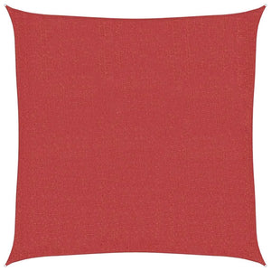 Sonnensegel 160 g/m² Rot 2,5x2,5 m HDPE