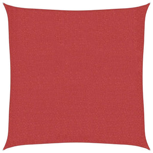 Sonnensegel 160 g/m² Rot 3,6x3,6 m HDPE