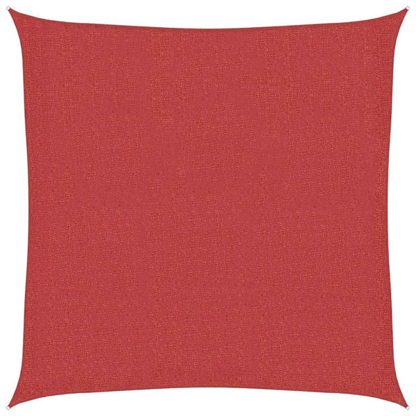 Sonnensegel 160 g/m² Rot 3,6x3,6 m HDPE