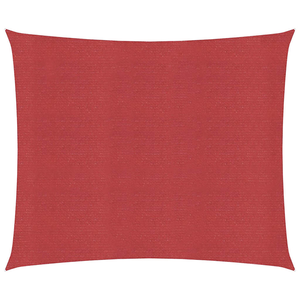 vidaXL Voile d'ombrage 160 g/m² Rouge 4,5x4,5 m en PEHD