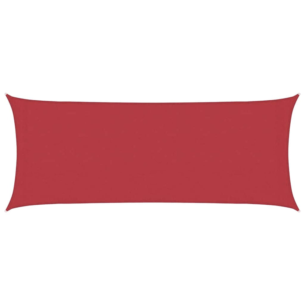 vidaXL Voile d'ombrage 160 g/m² Rouge 2x4,5 m HDPE