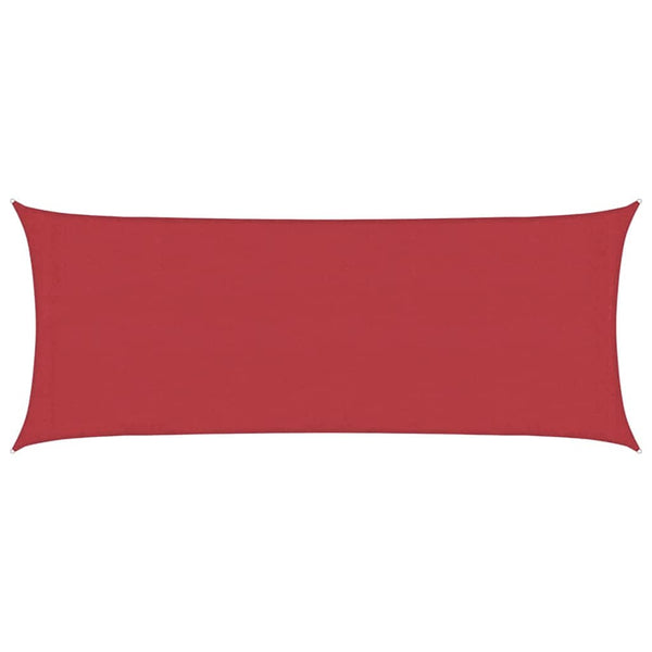 Sonnensegel 160 g/m² Rot 2x5 m HDPE