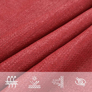 Sonnensegel 160 g/m² Rot 3,5x4,5 m HDPE