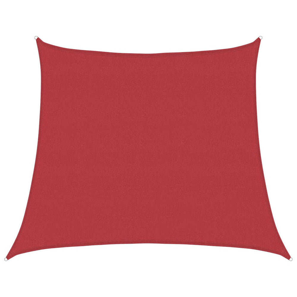 vidaXL Voile d'ombrage 160 g/m² Rouge 4/5x4 m PEHD