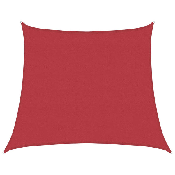 Sonnensegel 160 g/m² Rot 4/5x4 m HDPE