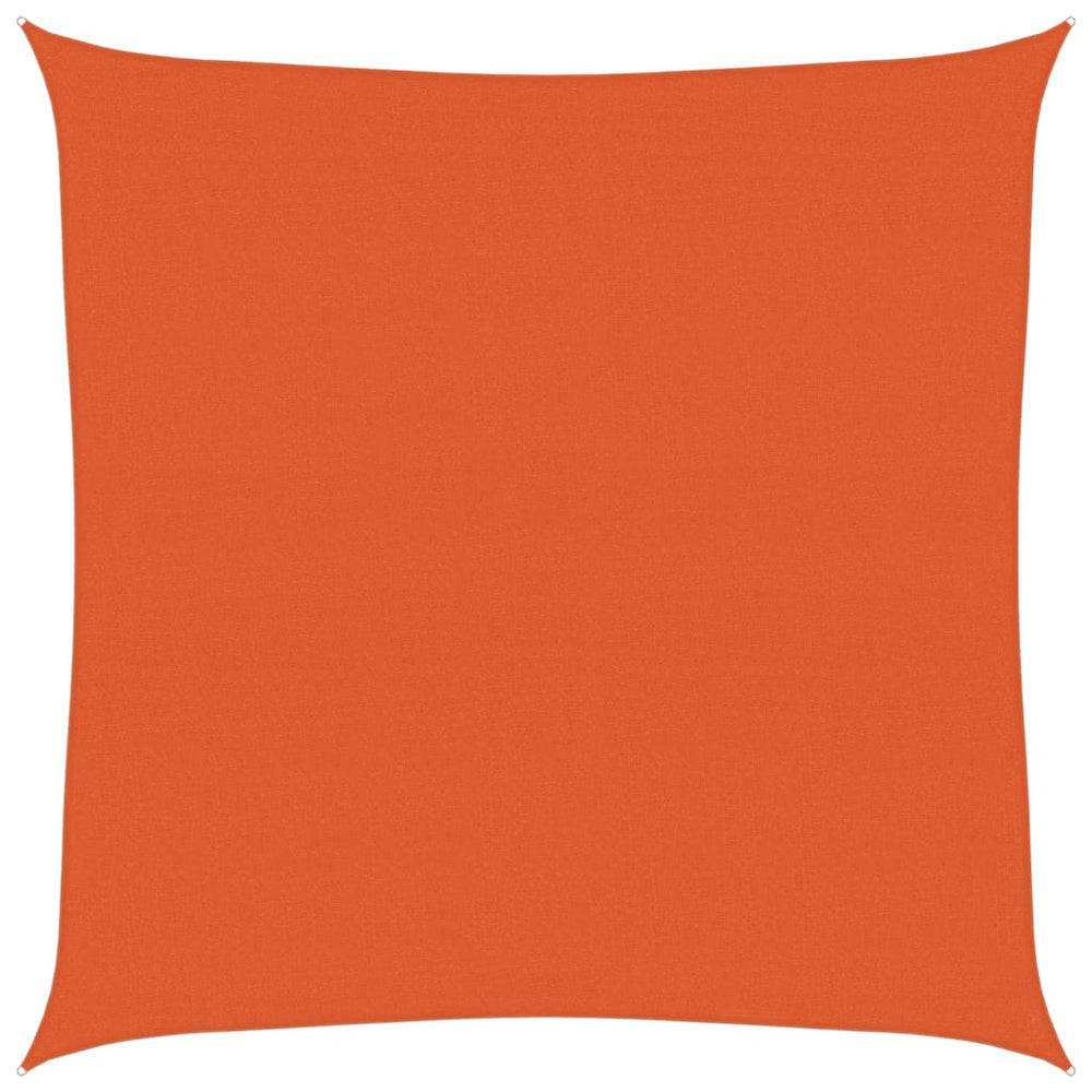 vidaXL Voile d'ombrage carrée orange 4,5x4,5 m HDPE 160 g/m²