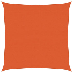 Sonnensegel 160 g/m² Quadratisch Orange 6x6 m HDPE