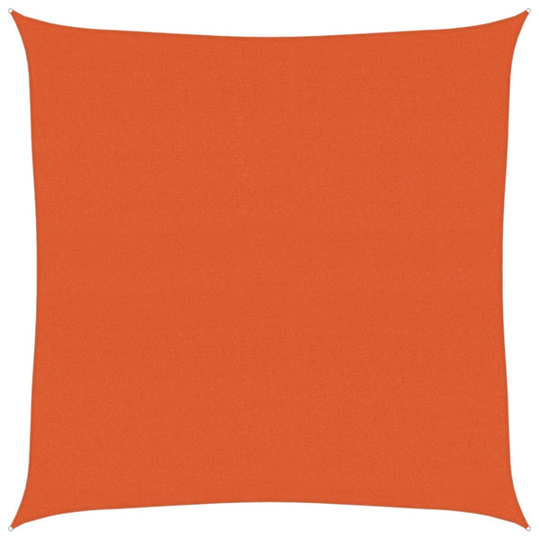 Sonnensegel 160 g/m² Quadratisch Orange 6x6 m HDPE
