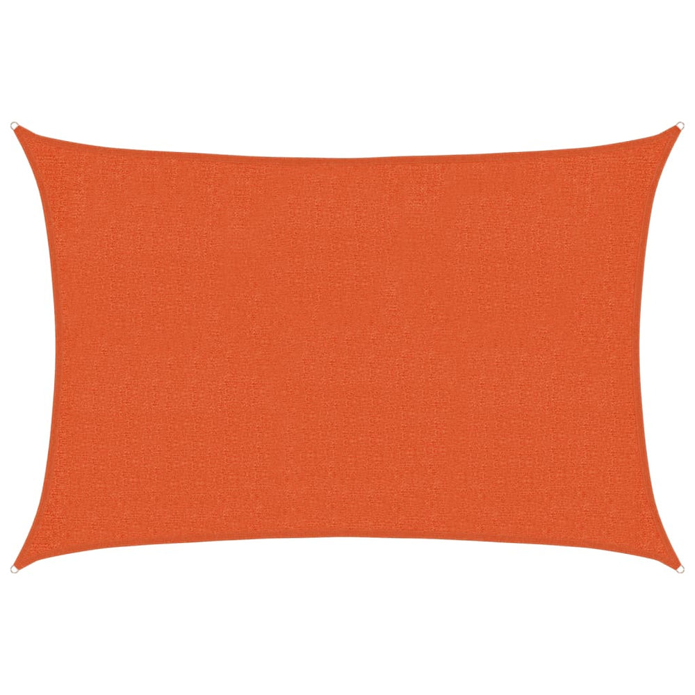 vidaXL Voile d'ombrage 160 g/m² orange 2x2,5 m HDPE