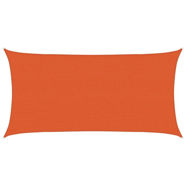 Sonnensegel 160 g/m² Orange 2x3,5 m HDPE