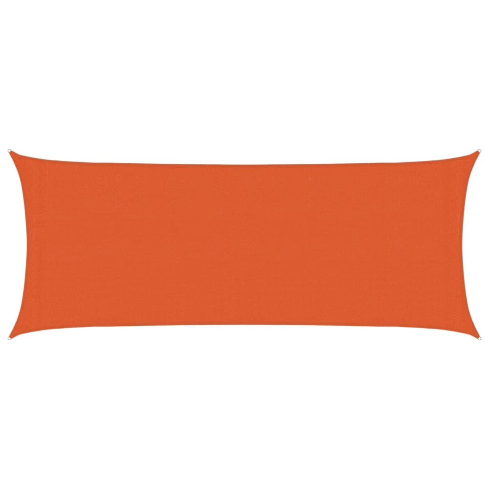 vidaXL Voile d'ombrage 160 g/m² orange 2x4,5 m en PEHD