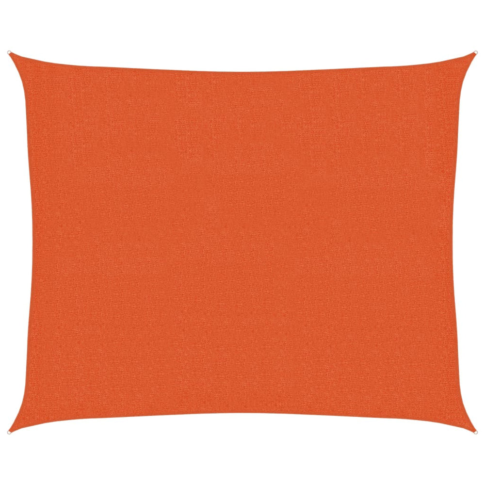 vidaXL Voile d'ombrage 160 g/m² Orange 2,5x3 m PEHD
