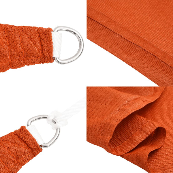 Sonnensegel 160 g/m² Orange 2,5x3,5 m HDPE