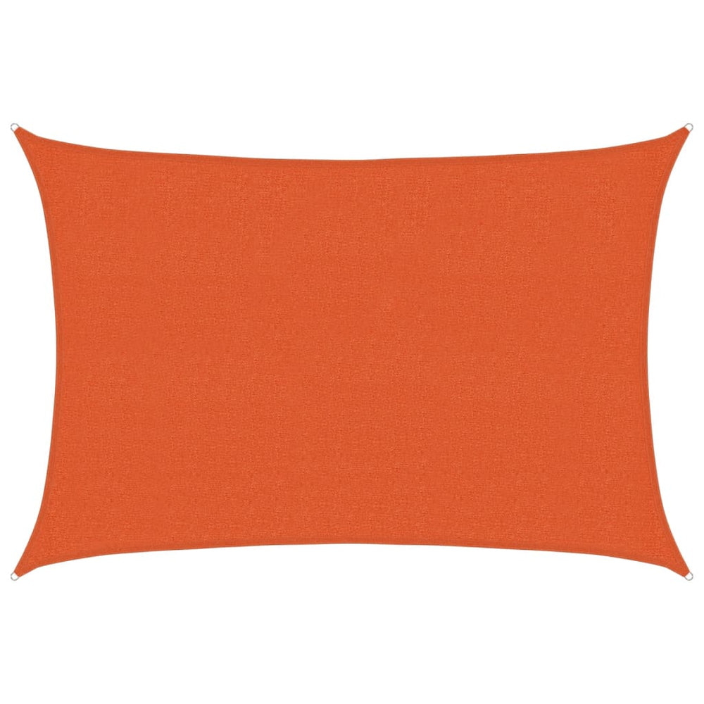 vidaXL Voile d'ombrage 160 g/m² Orange 2,5x4 m PEHD