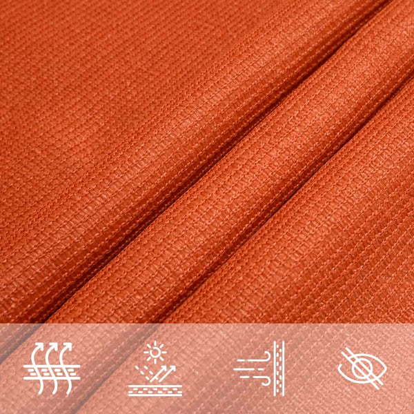 Sonnensegel 160 g/m² Orange 2,5x4 m HDPE