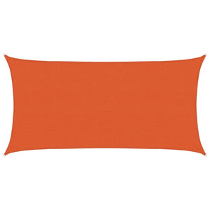 Sonnensegel 160 g/m² Orange 2,5x4,5 m HDPE
