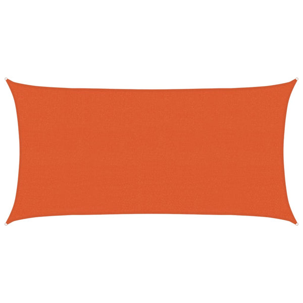 Sonnensegel 160 g/m² Orange 2,5x4,5 m HDPE