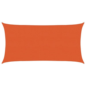 Sonnensegel 160 g/m² Orange 2,5x5 m HDPE