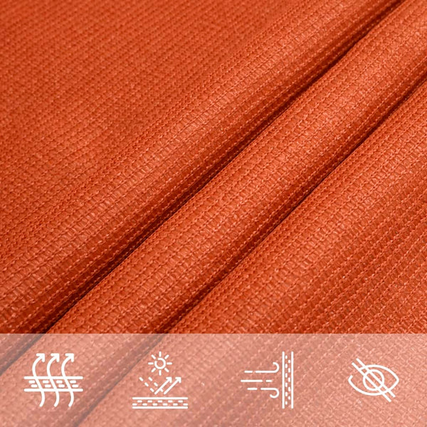 Sonnensegel 160 g/m² Orange 2,5x5 m HDPE