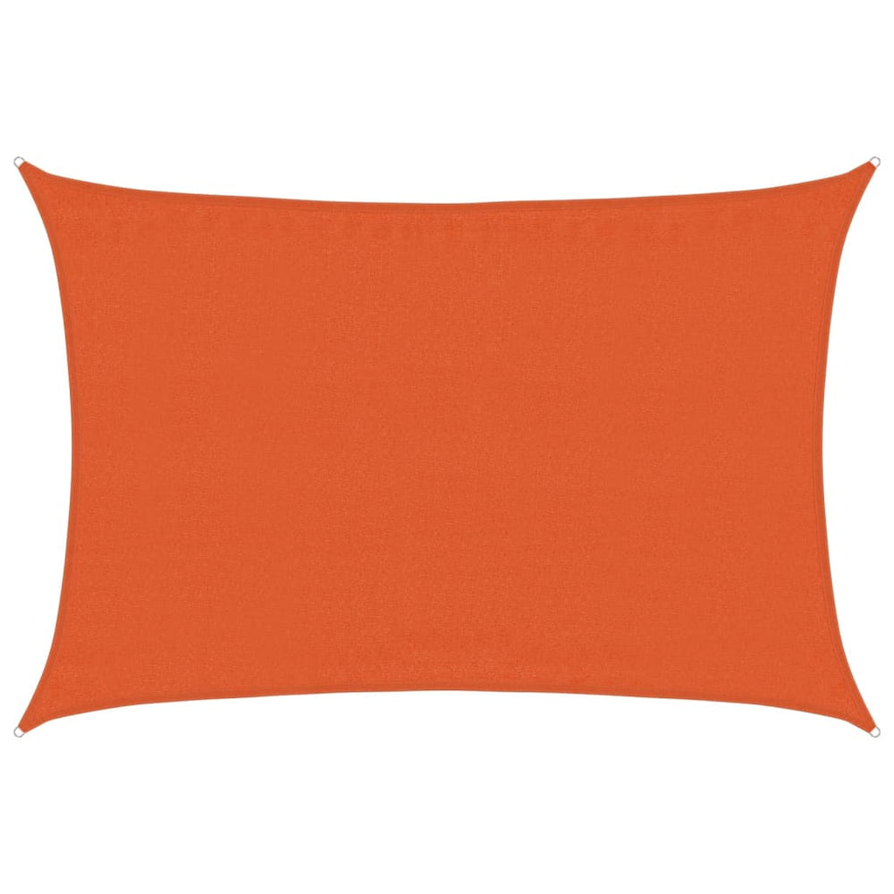vidaXL Voile d'ombrage 160 g/m² orange 3,5x4,5 m HDPE