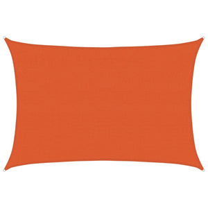 Sonnensegel 160 g/m² Rechteckig Orange 4x5 m HDPE