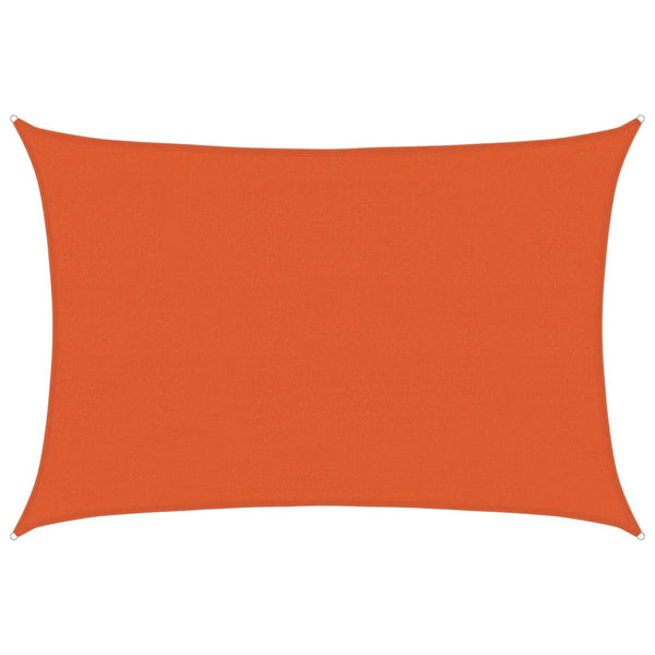 Sonnensegel 160 g/m² Rechteckig Orange 4x5 m HDPE