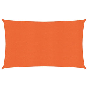 Sonnensegel 160 g/m² Rechteckig Orange 4x7 m HDPE