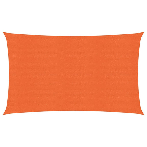Sonnensegel 160 g/m² Rechteckig Orange 4x7 m HDPE