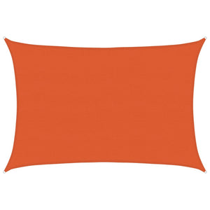 Sonnensegel 160 g/m² Rechteckig Orange 5x7 m HDPE