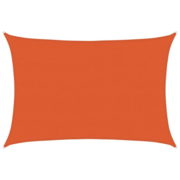 Sonnensegel 160 g/m² Rechteckig Orange 5x7 m HDPE