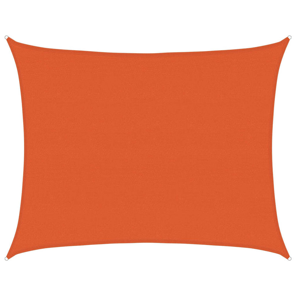 vidaXL Voile d'ombrage 160 g/m² Rectangulaire Orange 6x7 m HDPE