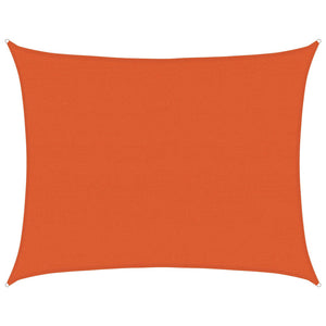 Sonnensegel 160 g/m² Rechteckig Orange 6x7 m HDPE