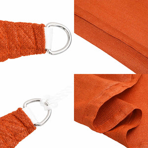 Sonnensegel 160 g/m² Rechteckig Orange 6x7 m HDPE