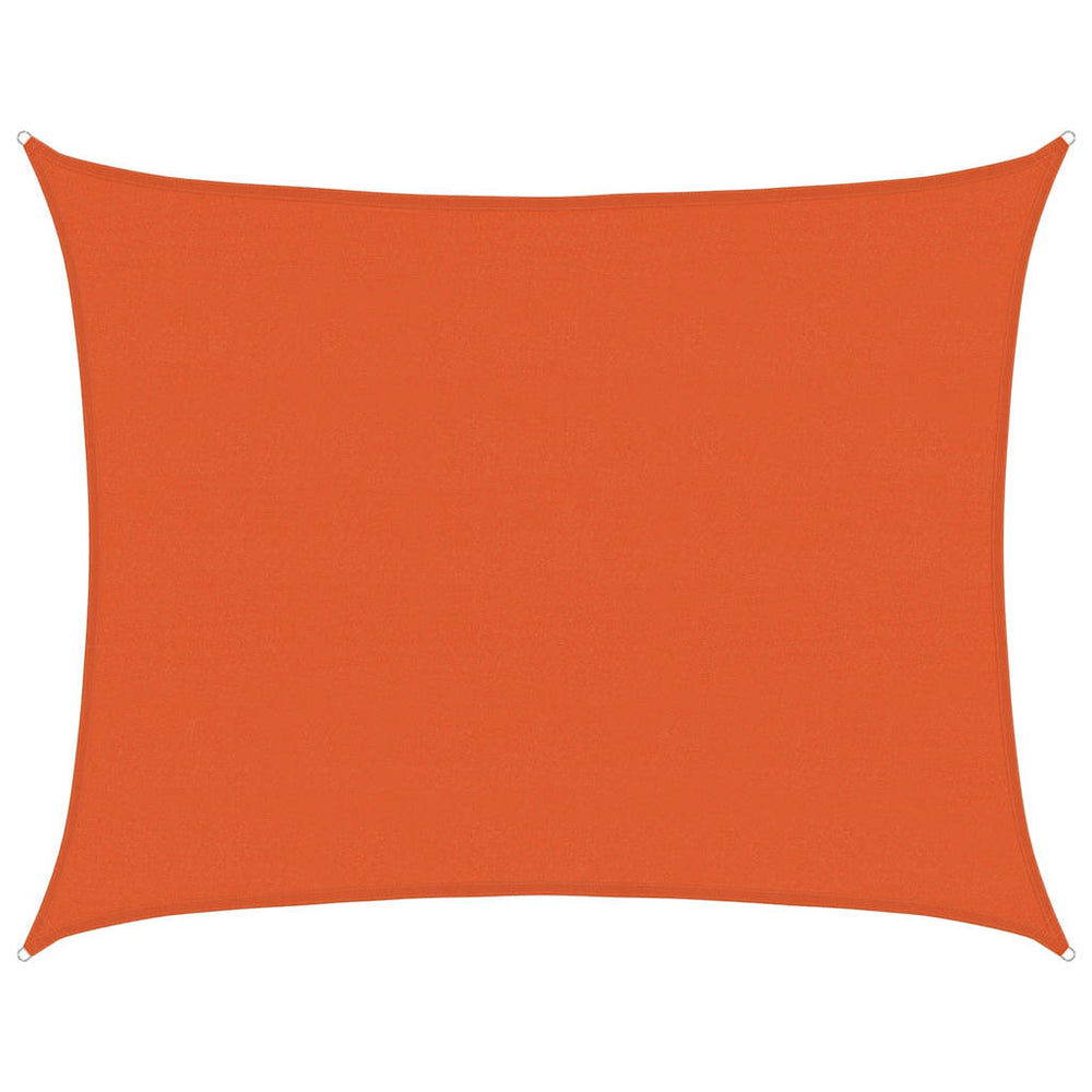 vidaXL Voile d'ombrage rectangulaire orange 6x8 m 160 g/m² en HDPE