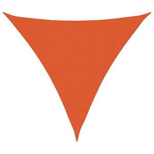 Sonnensegel 160 g/m² Dreieckig Orange 4,5x4,5x4,5 m HDPE