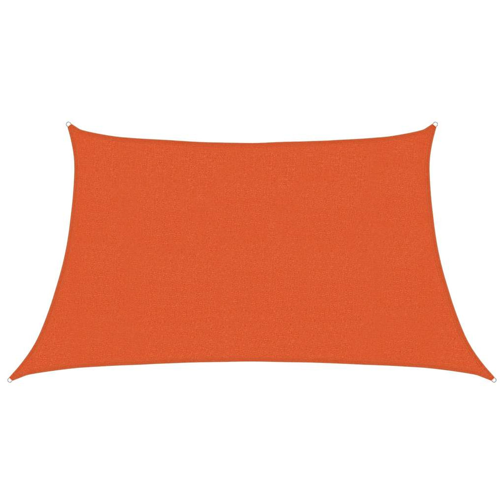 vidaXL Voile d'ombrage 160 g/m² Forme trapézoïdale Orange 3/4x2 m HDPE