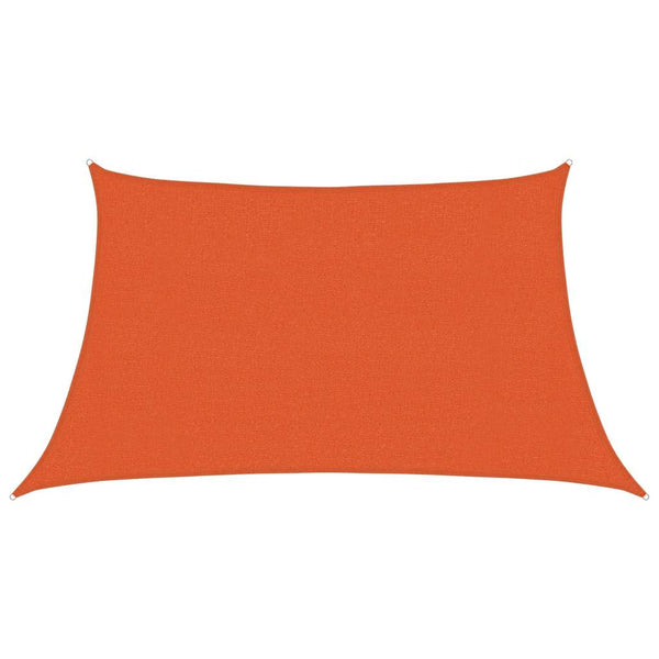 Sonnensegel 160 g/m² Trapezform Orange 3/4x2 m HDPE