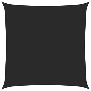 Sonnensegel 160 g/m² Schwarz 3,6x3,6 m HDPE