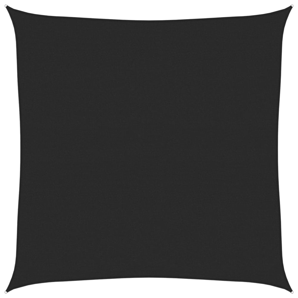 vidaXL Voile d'ombrage 160 g/m² Noir 4,5x4,5 m en PEHD