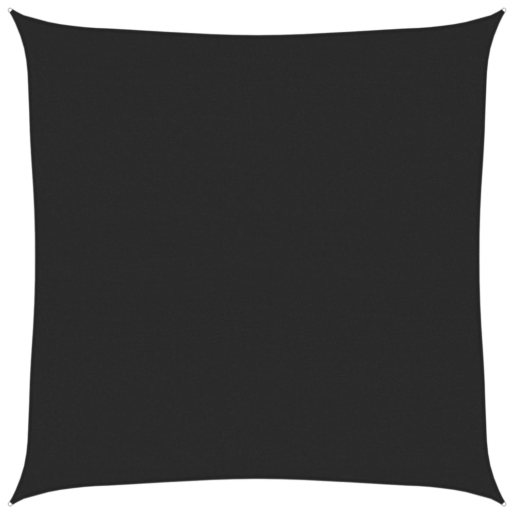 vidaXL Voile d'ombrage 160 g/m² Noir 5x5 m PEHD