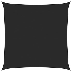 vidaXL Voile d'ombrage 160 g/m² Noir 5x5 m PEHD
