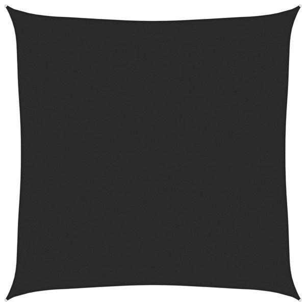 vidaXL Voile d'ombrage 160 g/m² Noir 5x5 m PEHD