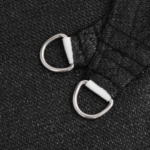 vidaXL Voile d'ombrage 160 g/m² Noir 5x5 m PEHD